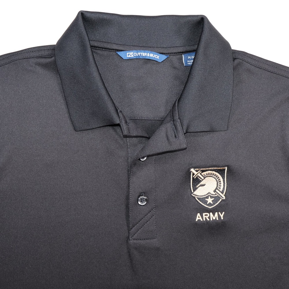Cutter & Buck Mens West Point Army Black Knights Polo Black Size M